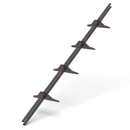 Снегозадержатель трубчатый 3000 RAL8019