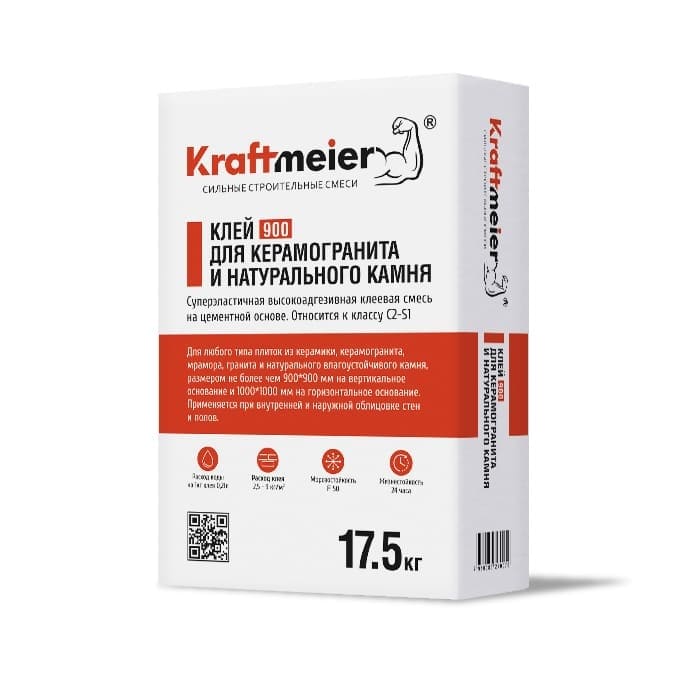 Клей для керамогранита и натурального камня Kraftmeier 900