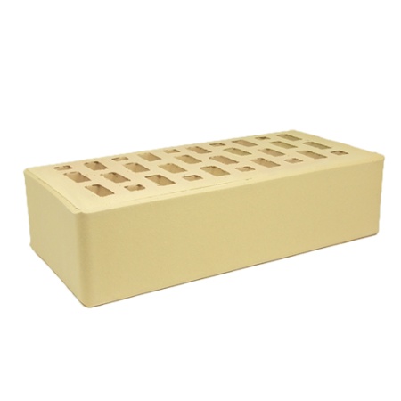 Кирпич лицевой пустотелый Terex слоновая кость гладкий 1НФ Кирпич лицевой пустотелый Terex слоновая кость гладкий 1НФ