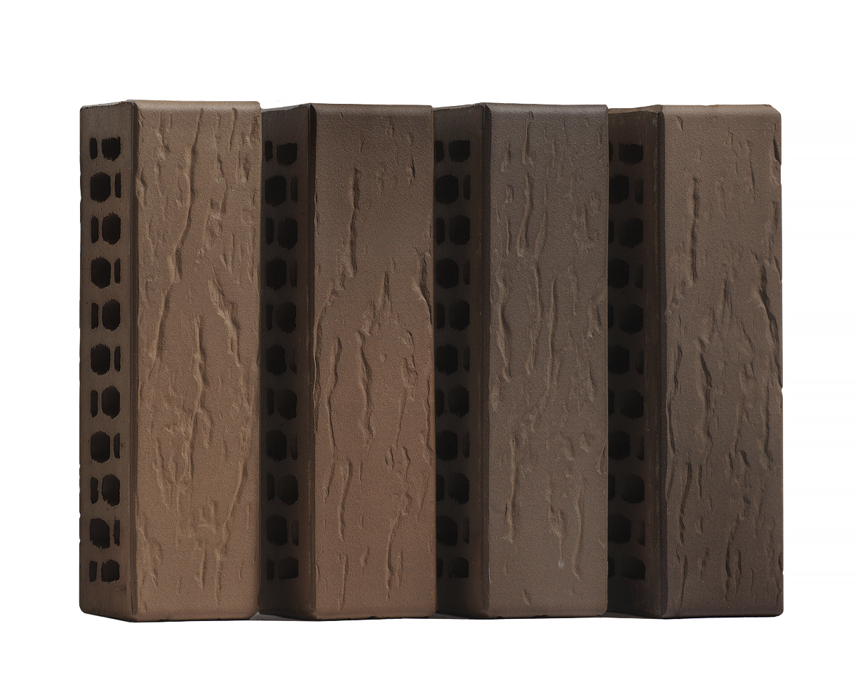 Кирпич лицевой Volgabrick Руст 0,7НФ №70