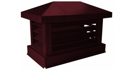 Дымник с жалюзи Цинк 0,50