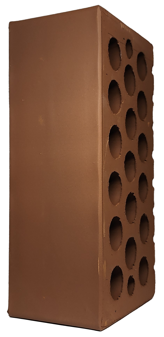 Ключищинский кирпич лицевой 1.4НФ шоколад гладкий Ключищинский кирпич лицевой 1.4НФ шоколад гладкий