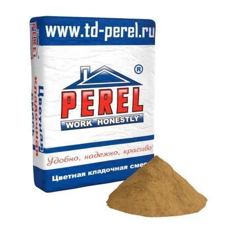 Смесь кладочная цветная Perel VL светло-коричневый 0245 50 кг