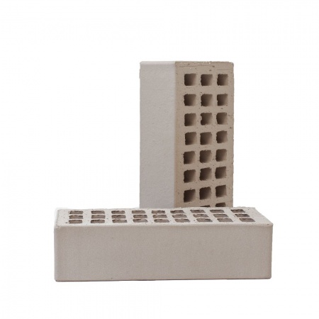 Ревдинский кирпич лицевой пустотелый 1НФ серебро Ревдинский кирпич лицевой пустотелый 1НФ серебро