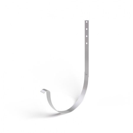 Держатель желоба D125х280 усилен. (3 мм) RAL9010