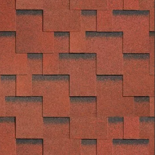 Гибкая черепица Технониколь Фокстрот Рябина красный