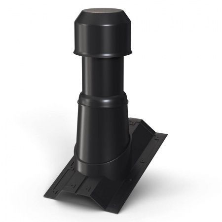  Выход вытяжки МП MAXI Ø110-125/500 с проходным элементом на профнастил НС-35 RAL9005