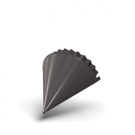 Заглушка конька круглого конусная Полиэстер 0.45