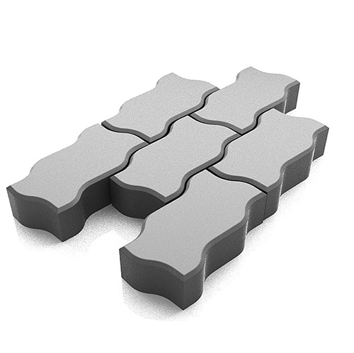 Брусчатка вибролитье Арт Альянс Волна 238 х 103 х 45 Серый