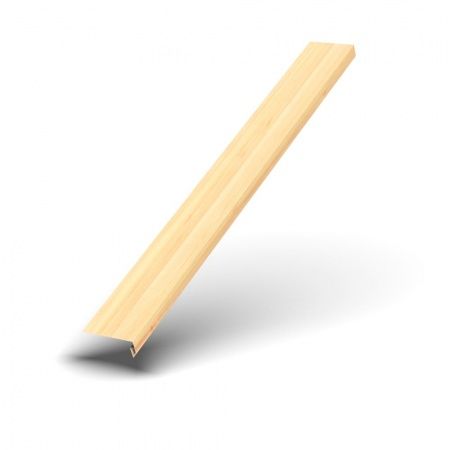 Планка карнизного свеса сложная 185х50х2000 Ecosteel 0.5