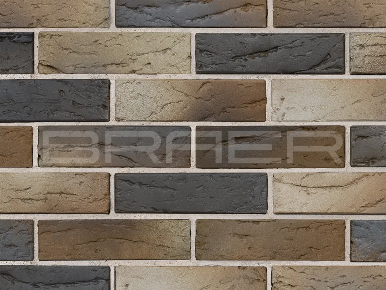Кирпич облицовочный браер BRAER Pro 5.06, 1 НФ, М150