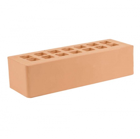 Железногорский кирпич лицевой 0,7НФ персик гладкий Железногорский кирпич лицевой 0,7НФ персик гладкий