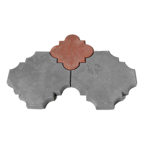 Брусчатка вибролитье Арт Альянс Клевер краковский 220 х 220 х 45 серый