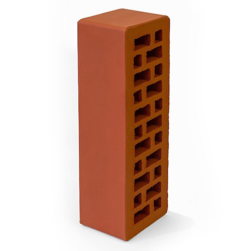 Кирпич Braer лицевой керамический 0,7НФ красный гладкий