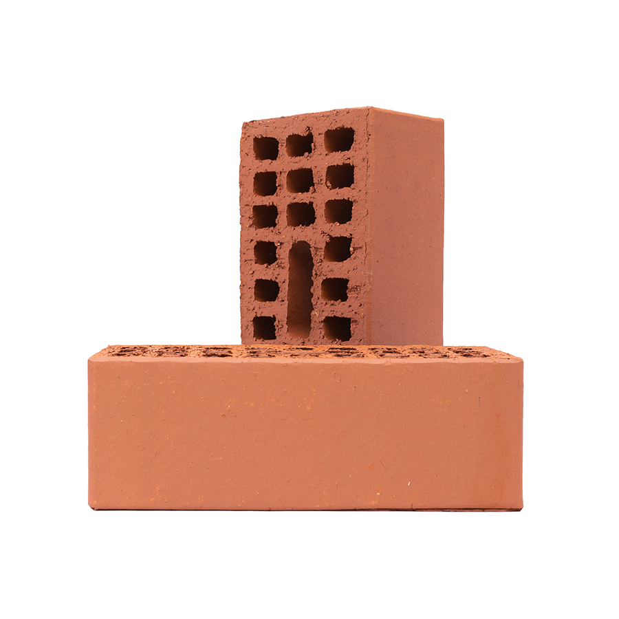 Ревдинский кирпич лицевой пустотелый 1.4НФ красный