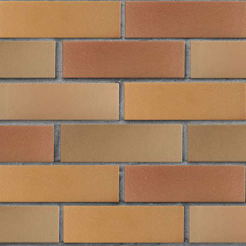 Кирпич ЛСР лицевой керамический пустотелый 1НФ пшеничный флэш гладкий