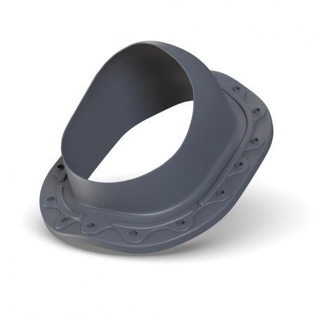 Проходной элемент для труб Ø110-160 мм для металлочерепицы серый