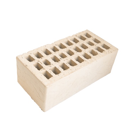 Ревдинский кирпич лицевой пустотелый 1.4НФ сливки кора дерева, оттенок А