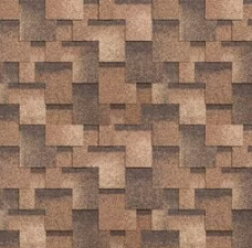 Гибкая черепица Технониколь Румба Арахис коричневый