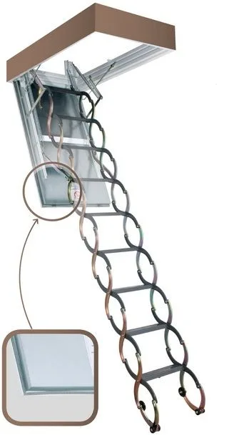 Лестница чердачная FAKRO LSF 90*60/280-300 см