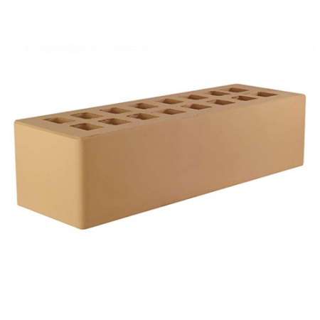 Железногорский кирпич лицевой 0,7НФ солома гладкий