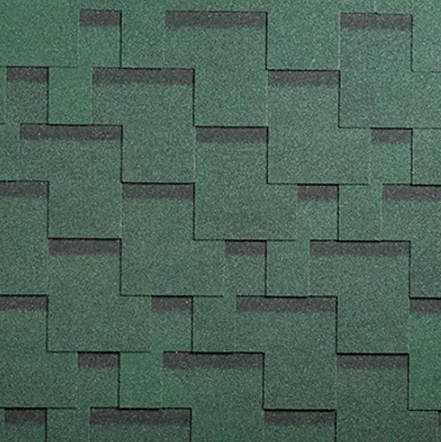 Гибкая черепица Технониколь Фокстрот Эвкалипт зеленый