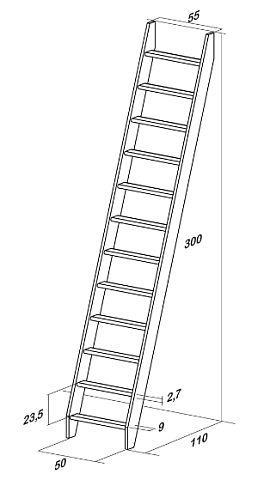 Лестница М-013у