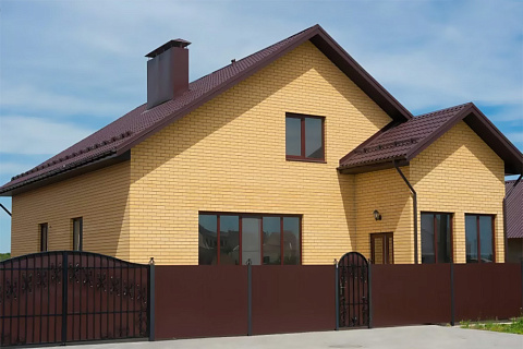 Ключищинский кирпич лицевой 1.4НФ солома  гладкий