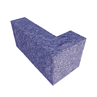 Сплитерный перегородочный Г-образный блок ССПГ 39